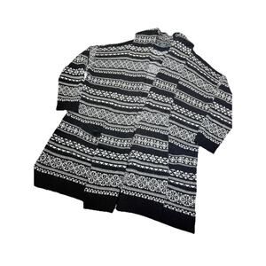Lauren Ralph Lauren Cardigan Women’s Sz 3XL Fair Isle Aztec Blanket Sweater